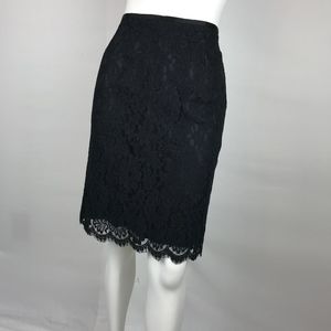 Ann Taylor Black Lace Skirt